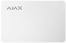 Картка Ajax Pass 1шт, Jeweller, безконтактна, білий