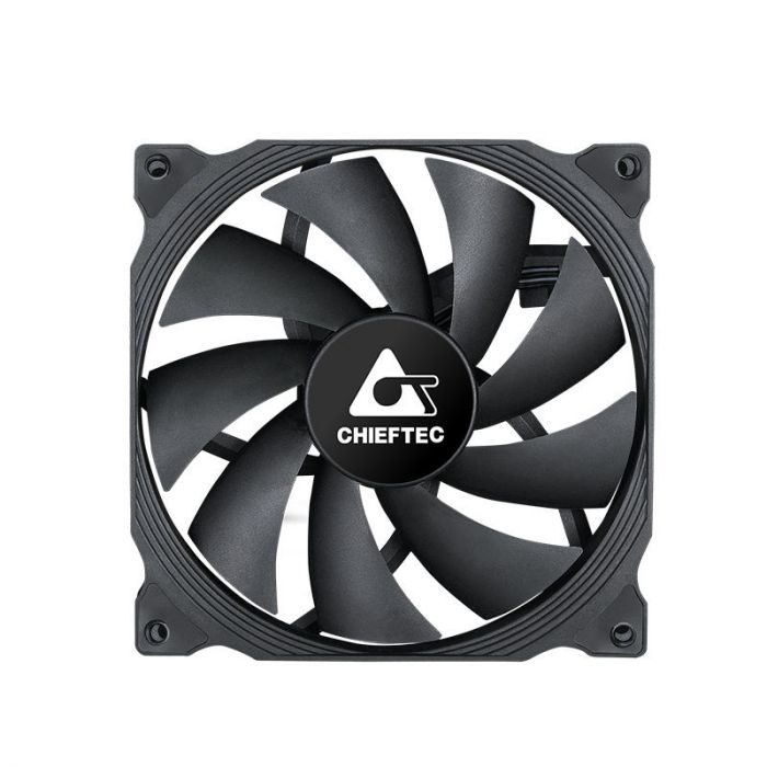 Корпусний вентилятор CHIEFTEC ZF-1425PWM, 140мм, 1200rpm, HDB, 4pin PWM, 20.1dBa, чорний