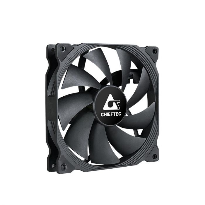 Корпусний вентилятор CHIEFTEC ZF-1425PWM, 140мм, 1200rpm, HDB, 4pin PWM, 20.1dBa, чорний