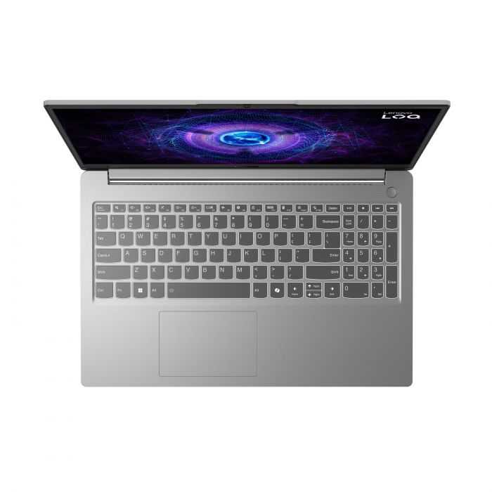 Ноутбук Lenovo LOQ-15IAX9E 15.6" FHD IPS AG, Intel i5-12450HX, 16GB, F512GB, NVD4050-6, DOS, сірий