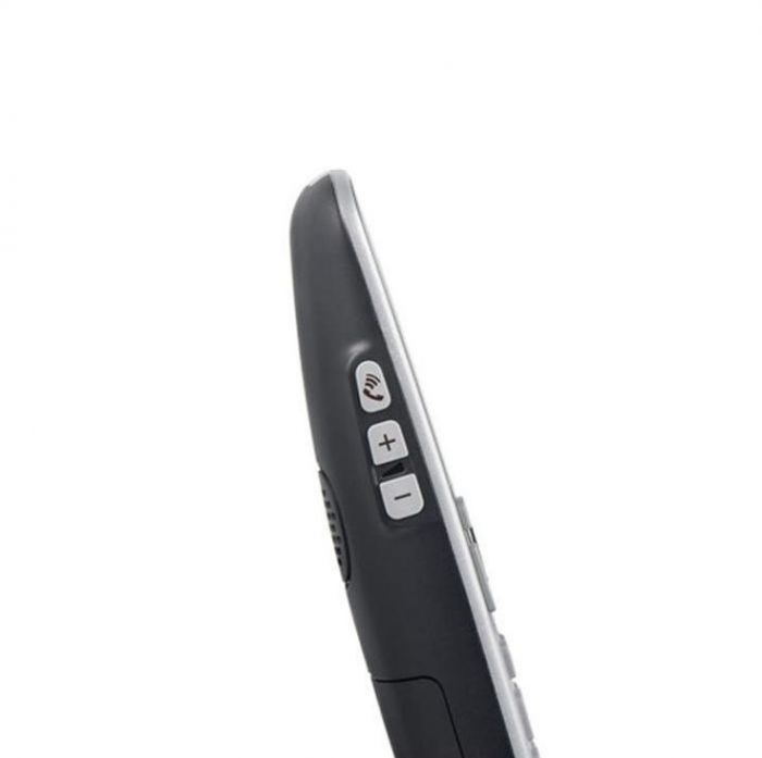 Радіотелефон DECT Panasonic KX-TGE510RUS, чорно-сріблястий