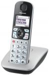 Радіотелефон DECT Panasonic KX-TGE510RUS, чорно-сріблястий