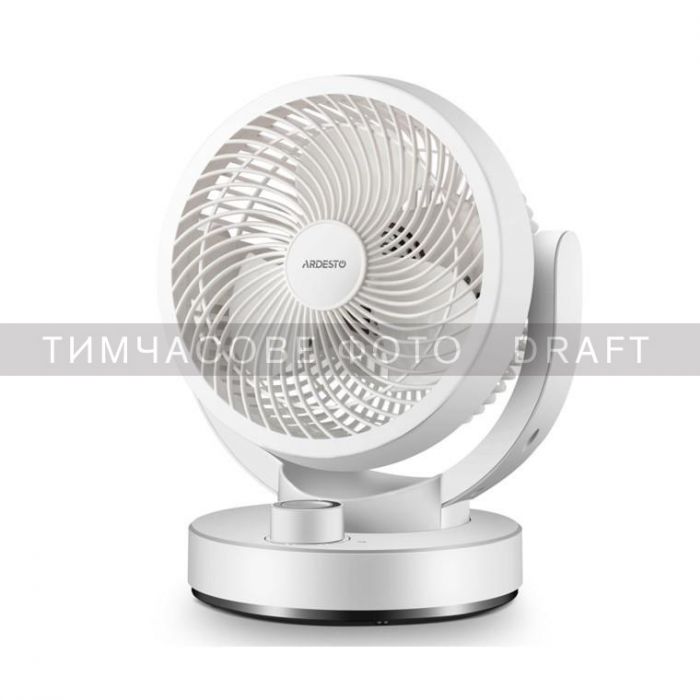 Вентилятор ARDESTO FT-B25W настільний, 15см, 30Вт, білий