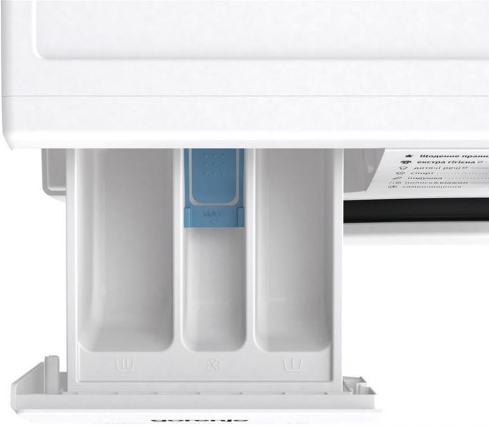 Пральна машина Gorenje фронтальна, 6кг, 1000, A+++, 43.5см, дисплей, пар, інвертор, білий