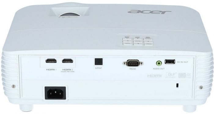 Проєктор домашнього кінотеатру Acer H6830BD UHD, 4000 lm, 1.127-1.46