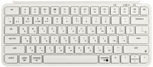 Клавіатура мембрана Keychron B1 Pro, USB/WL/BT, ivory white