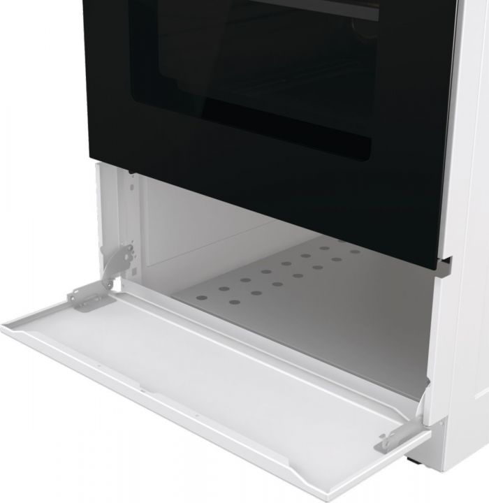 Плита Gorenje  газова, 70л, 50x60см, емальовані, з кришкою, білий