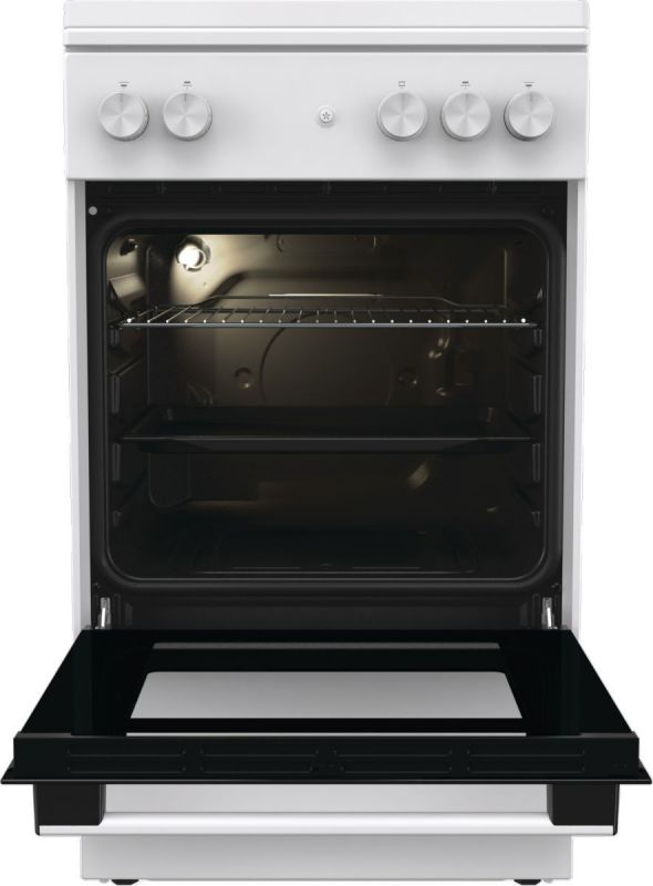 Плита Gorenje  газова, 70л, 50x60см, емальовані, з кришкою, білий