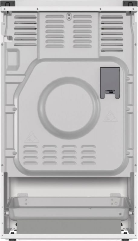 Плита Gorenje комбінована, 70л, 50x60см, IconLed, чавун, з кришкою, білий