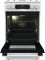 Плита Gorenje комбінована, 70л, 50x60см, дисплей, чавун, білий