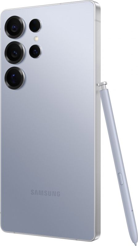 Смартфон Samsung Galaxy S25 Ultra 5G (S938) 6.9' 12/256ГБ, 2SIM, 5000мА•год, блакитний сріблястий титановий