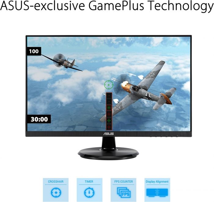 Монітор Asus 27" VA27DQFR D-Sub, HDMI, DP, MM, IPS, 100Hz, 1ms, AdaptiveSync