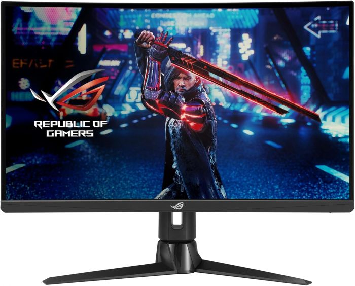 Монітор Asus 27" ROG Strix XG27AQV 2xHDMI, DP, Audio, IPS, 2560x1440, 170Hz, 1ms, sRGB 120%, CURVED, AdaptiveSync, Pivot, HDR400