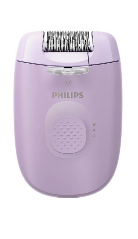 Епілятор Philips Series 2000 дисковий, від мережі, сух., насадок-3, з підсвіткою, фіолетовий