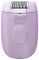 Епілятор Philips Series 2000 дисковий, від мережі, сух., насадок-3, з підсвіткою, фіолетовий