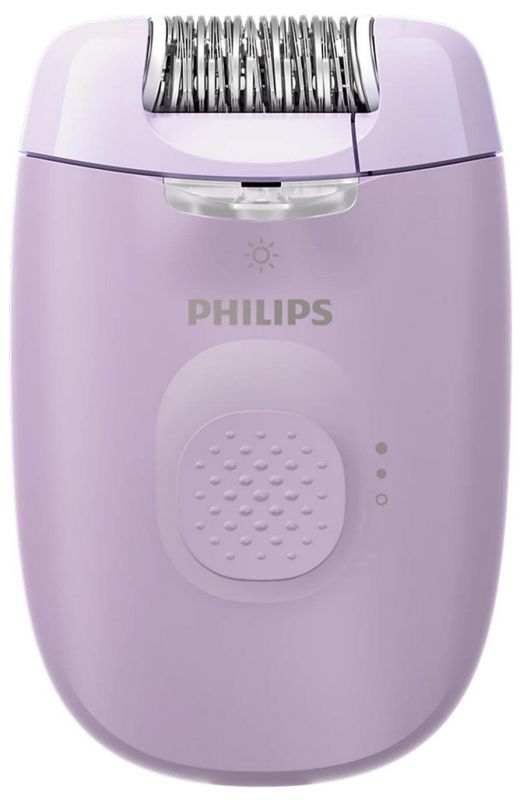 Епілятор Philips Series 2000 дисковий, від мережі, сух., насадок-3, з підсвіткою, фіолетовий