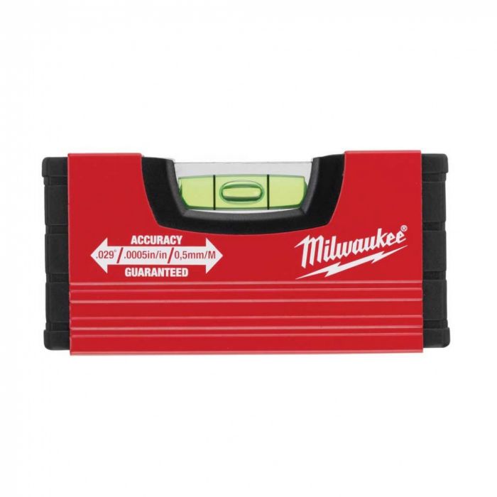 Рівень Milwaukee MiniBox, 10см, 1 капсула, алюмінієвий корпус