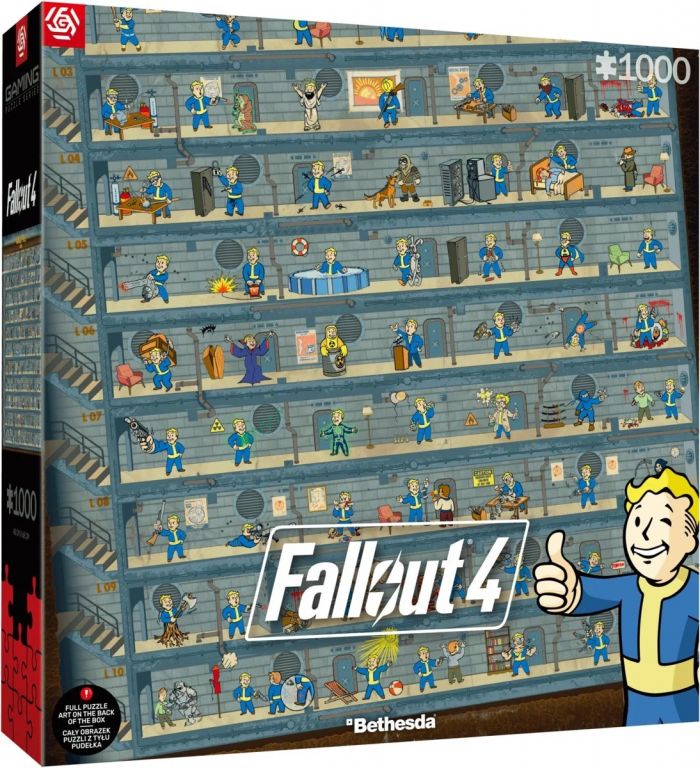 Пазл GoodLoot Fallout 4 Perk Poster Puzzles 1000 ел.