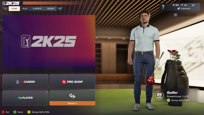 Гра консольна PS5 PGA 2K25, BD диск