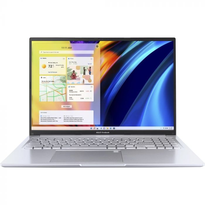 Ноутбук ASUS Vivobook 16 X1605VA-MB589 16" WUXGA IPS, Intel i5-1335U, 16GB, F512GB, UMA, noOS, Сріблястий