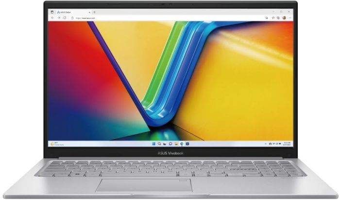 Ноутбук ASUS Vivobook 15 X1504ZA-BQ1567 15.6" FHD, Intel i3-1215U, 16GB, F512GB, UMA, noOS, Сріблястий