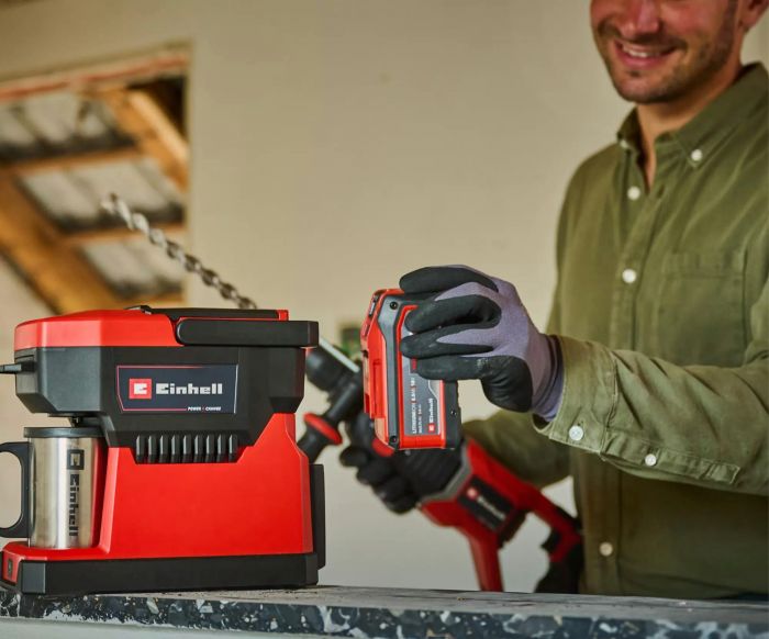 Кавомашина акумуляторна Einhell TE-CF 18 Li - Solo PXC 18В 240мл 80°С 1.2кг без АКБ та ЗП