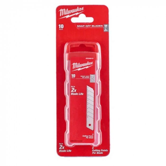 Лезо сегментоване Milwaukee, 18мм, сталь, 10шт