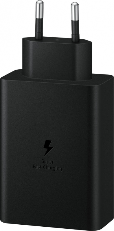 Зарядний пристрій мережевий Samsung 65Вт 2xUSB-С PD PPS/USB-A, чорний