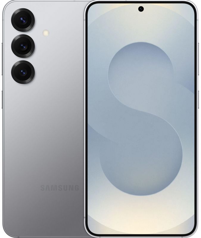 Смартфон Samsung Galaxy S25 5G (S931) 6.2' 12/512ГБ, 2SIM, 4000мА•год, сірий сріблястий