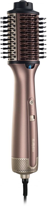 Фен-щітка Babyliss Air Power Volume, 1000Вт, 2 режими, дифузор, іоніз-я, хол. обдув, кераміка, рожевий