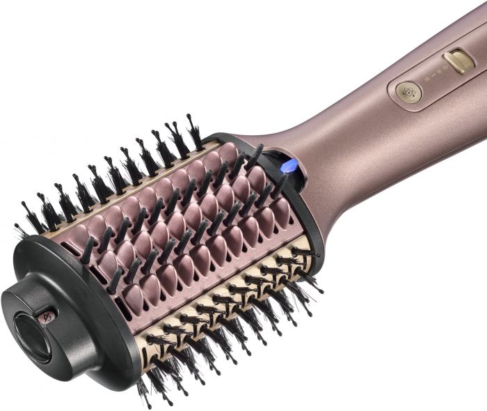 Фен-щітка Babyliss Air Power Volume, 1000Вт, 2 режими, дифузор, іоніз-я, хол. обдув, кераміка, рожевий