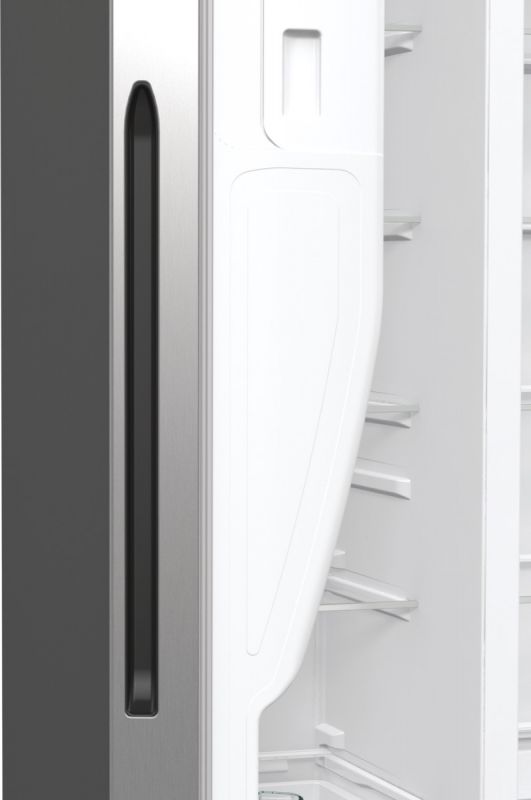 Холодильник SBS Gorenje, 179х70х92см, 2 двері, 376(190)л, А++, NF+, Інв., Зона св-ті, диспенсер, генератор льоду, Зовн. Диспл, нерж