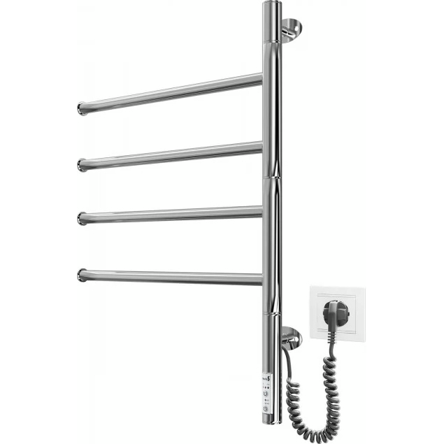 Рушникосушка Mario електрична Веєр-І, 600x445x55мм, таймер-регулятор, нерж.сталь, хром