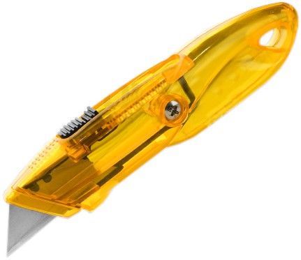 Ніж будівельний трапецієподібний Tolsen, корпус з АБС-пластика, 154мм