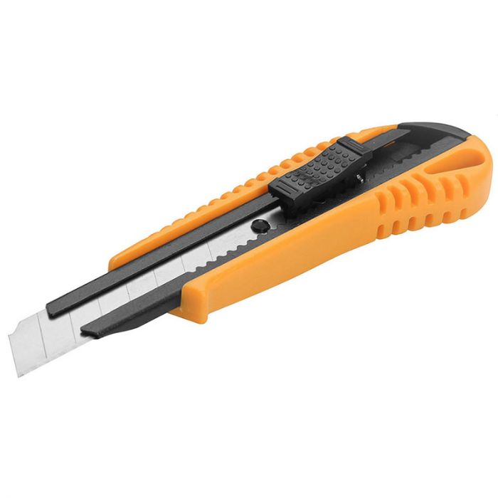 Ніж будівельний сегментований Tolsen, 18мм, корпус з ABS-пластику, 155мм