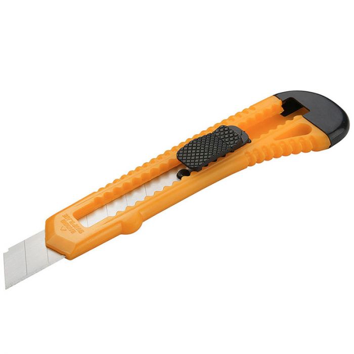 Ніж будівельний сегментований Tolsen, 18мм, корпус з ABS-пластику, 150мм