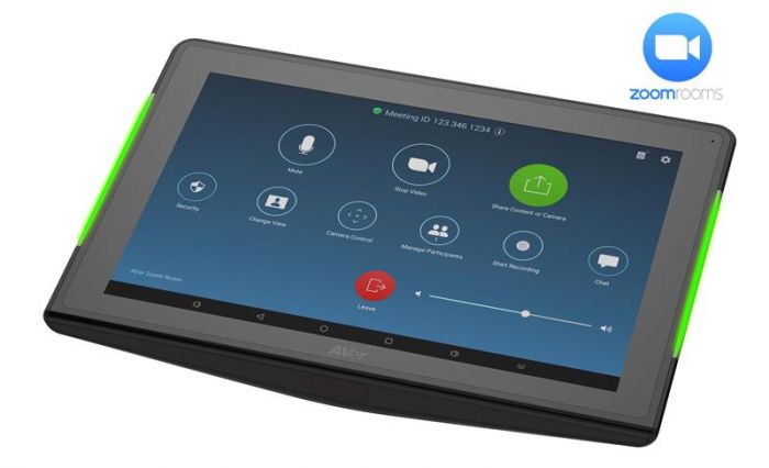 Контролер Aver CP10 G2, Android 10, дисплей 10.1', PoE+, Zoom Rooms, чорний