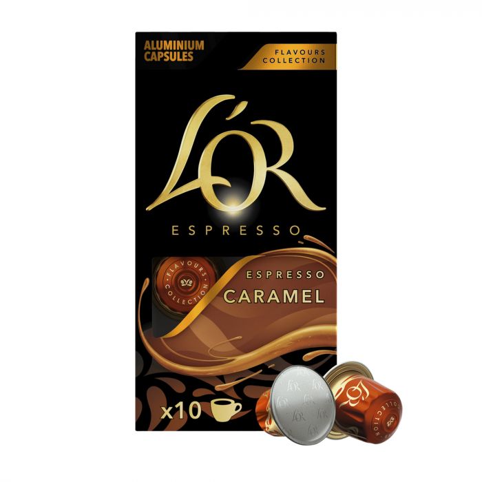 Кава L`OR капсули, Espresso Caramel, арабіка, 10шт, Nespresso