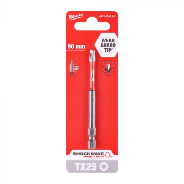 Біта Milwaukee Shockwave, Torx T25х90мм