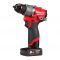 Шурупокрут-дриль акумуляторний Milwaukee M12 FPD2-402X 12В 2х4А·год 45Нм 450·1550об/хв ЗП M12 кейс 1.4кг