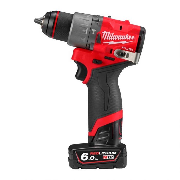 Шурупокрут-дриль акумуляторний Milwaukee M12 FPD2-402X 12В 2х4А·год 45Нм 450·1550об/хв ЗП M12 кейс 1.4кг
