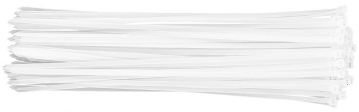 Хомут-стяжка Neo Tools, 75шт, пластик, 7.6x500мм, білий
