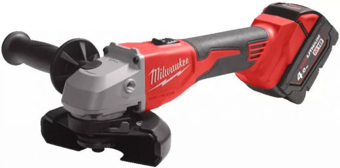 Шліфмашина кутова акумуляторна Milwaukee M18 BLSAG125X-402X 125мм 18В 2x4А·год ЗП М12-18С 11000об/хв 2.4кг кейс