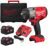 Гайковерт ударний акумуляторний Milwaukee M18 FHIW2F12-502X 18В АКБ 2х5А·год 2034Нм 0-2000об/хв 1/2" ЗП M12-18FC кейс 3.4кг