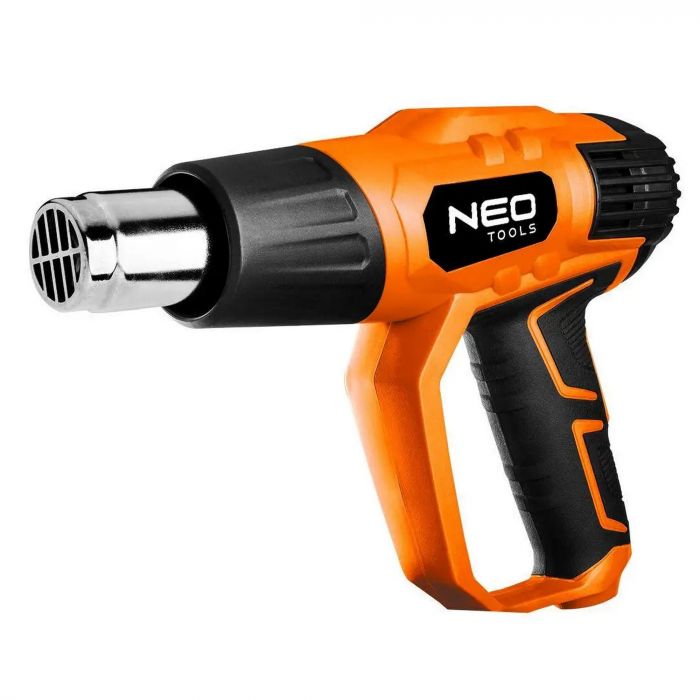 Фен будівельний Neo Tools 2000Вт 70-600°C 300/500л·хв 0.77кг