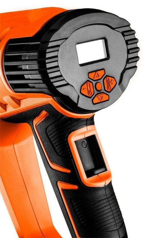 Фен будівельний Neo Tools 2000Вт 70-600°C 300/500л·хв 0.77кг