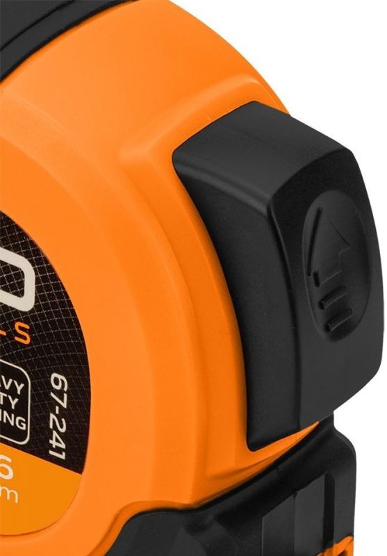 Рулетка Neo Tools Super Black, 3мx16мм, з фіксатором змотування, магніт