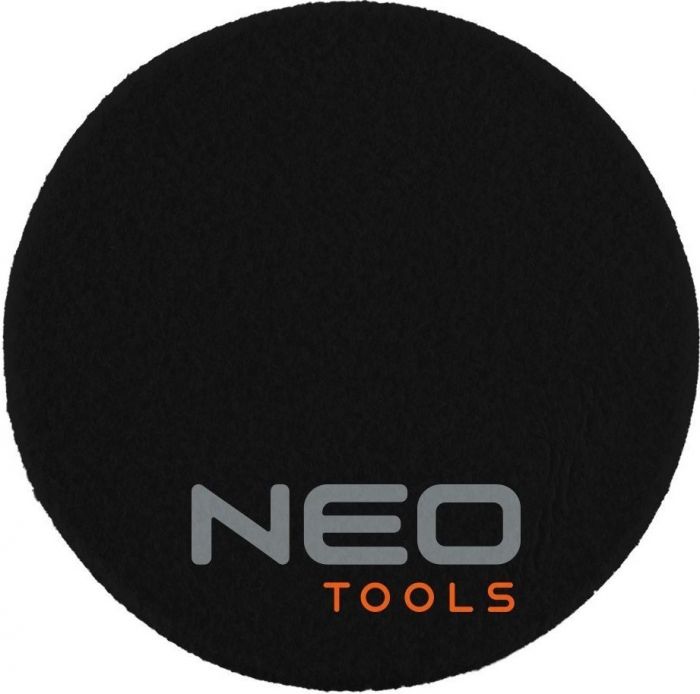 Диск полірувальний Neo Tools, губка м’яка, на липучці, 80x25мм