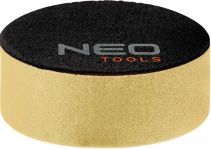 Диск полірувальний Neo Tools, губка м’яка, на липучці, 80x25мм