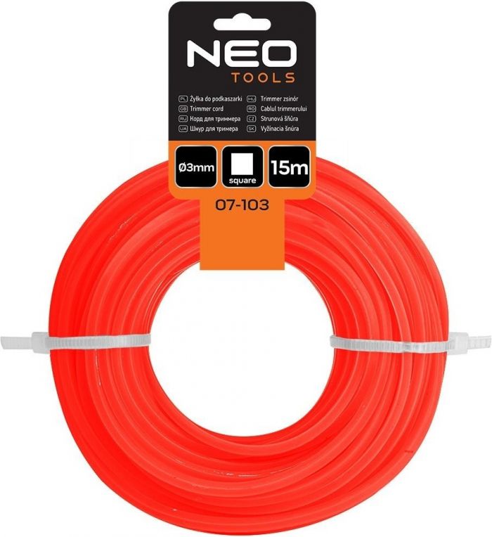 Ліска косильна Neo Tools 3мм 15м